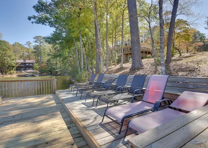 Lakefront Lineville Retreat W/ Private Dock!